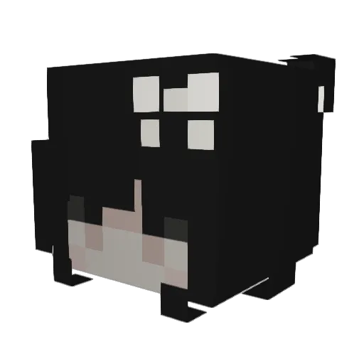 crmsvn Minecraft avatar head, 3D render