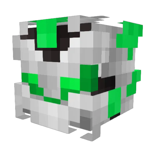 crocadillapigdog Minecraft avatar head, 3D render
