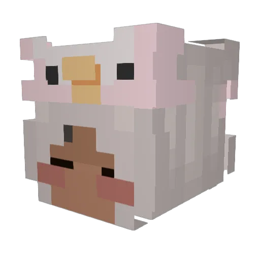 crocker299 Minecraft avatar head, 3D render