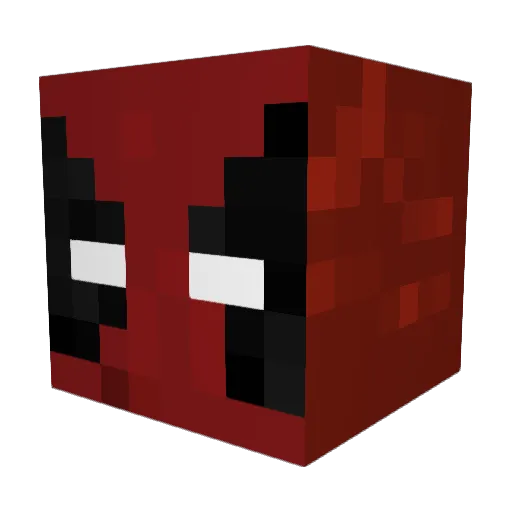 croco777 Minecraft avatar head, 3D render