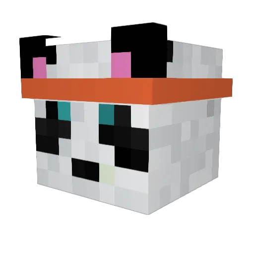 cromonk Minecraft avatar head, 3D render
