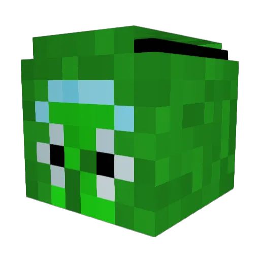 cronobergpickel Minecraft avatar head, 3D render
