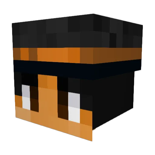 crooi Minecraft avatar head, 3D render
