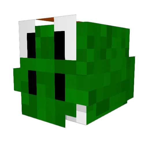crooxz Minecraft avatar head, 3D render