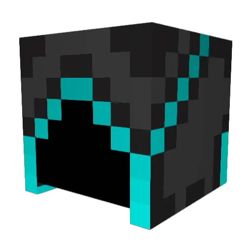 croran Minecraft avatar head, 3D render