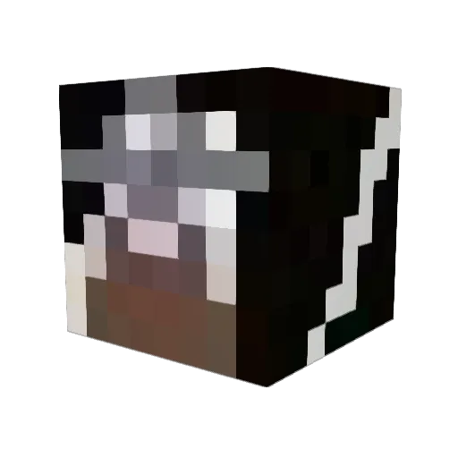 crorika Minecraft avatar head, 3D render
