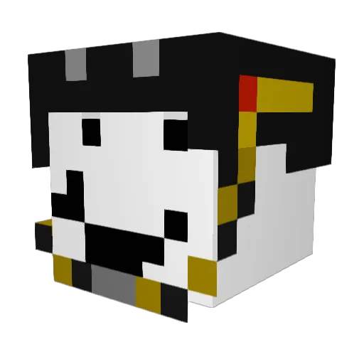 cros300 Minecraft avatar head, 3D render