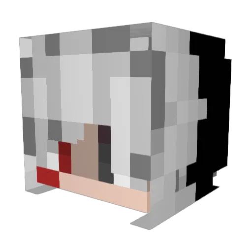 cross1234 Minecraft avatar head, 3D render