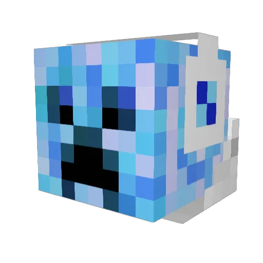 crosser10 Minecraft avatar head, 3D render