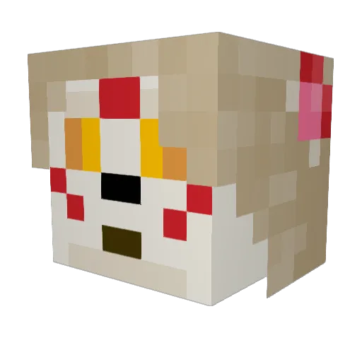crossy2022 Minecraft avatar head, 3D render