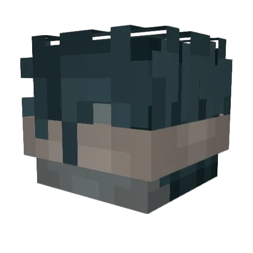 crott Minecraft avatar head, 3D render