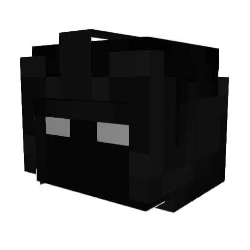 croube Minecraft avatar head, 3D render