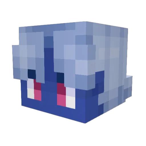 croudjay Minecraft avatar head, 3D render