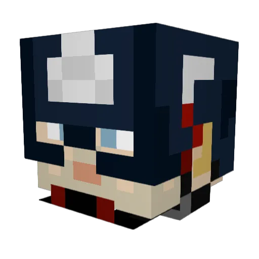 crow_6875 Minecraft avatar head, 3D render