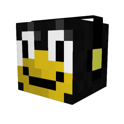 crown908 Minecraft avatar head, 3D render