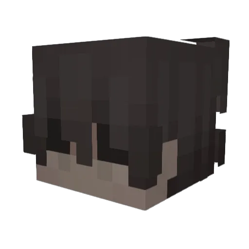 crowville Minecraft avatar head, 3D render