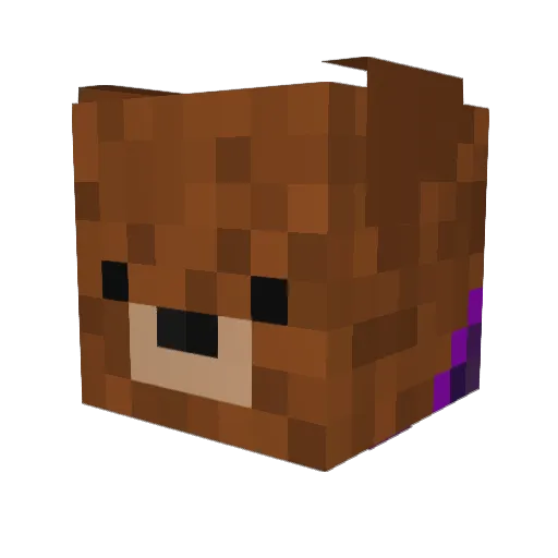 croww_322 Minecraft avatar head, 3D render