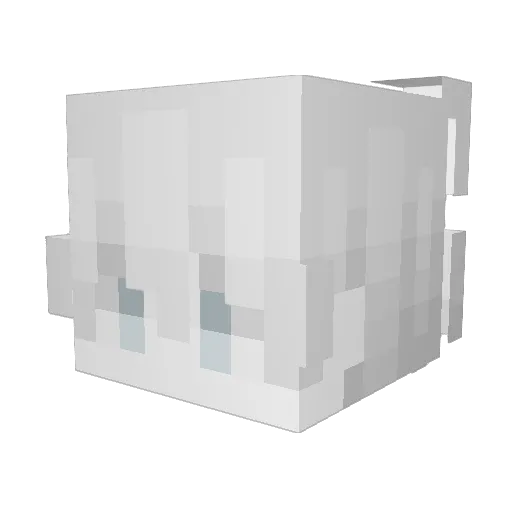 crsen Minecraft avatar head, 3D render