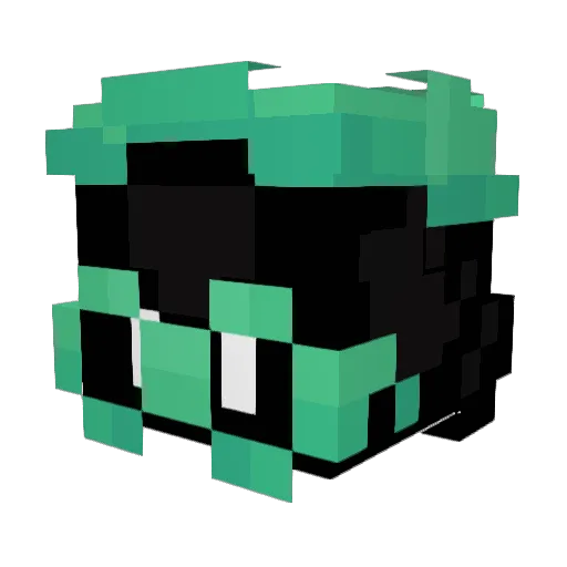 crstl234 Minecraft avatar head, 3D render