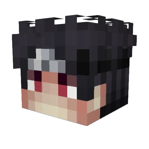 crsvv Minecraft avatar head, 3D render