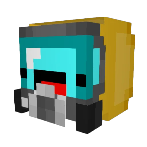 crthefather Minecraft avatar head, 3D render
