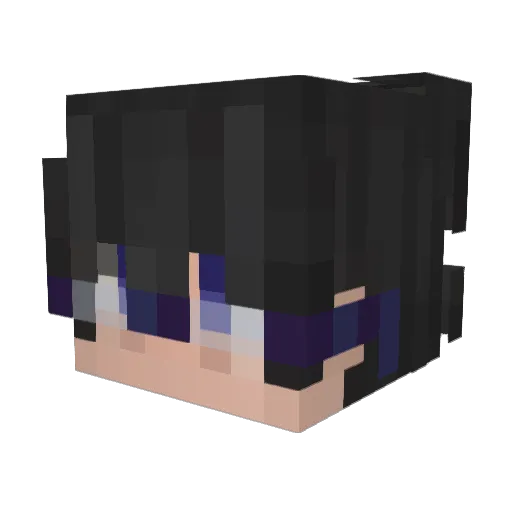 cruason Minecraft avatar head, 3D render