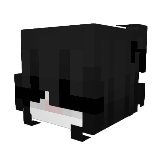 crucflx Minecraft avatar head, 3D render