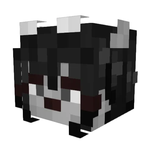 crucifywott Minecraft avatar head, 3D render