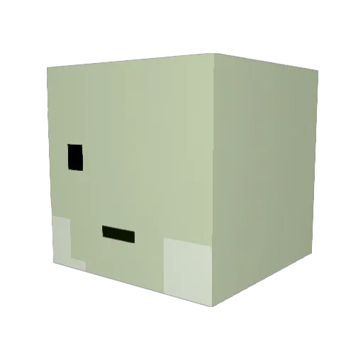 crucium Minecraft avatar head, 3D render
