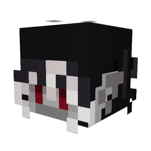 crumbae Minecraft avatar head, 3D render