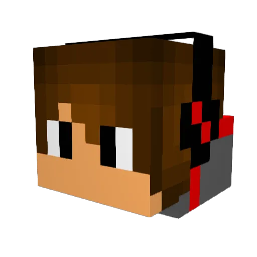 crumpetsmate Minecraft avatar head, 3D render