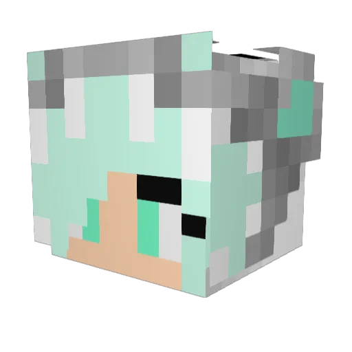 crunchypickle04 Minecraft avatar head, 3D render