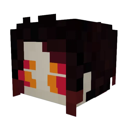 crusty0069 Minecraft avatar head, 3D render
