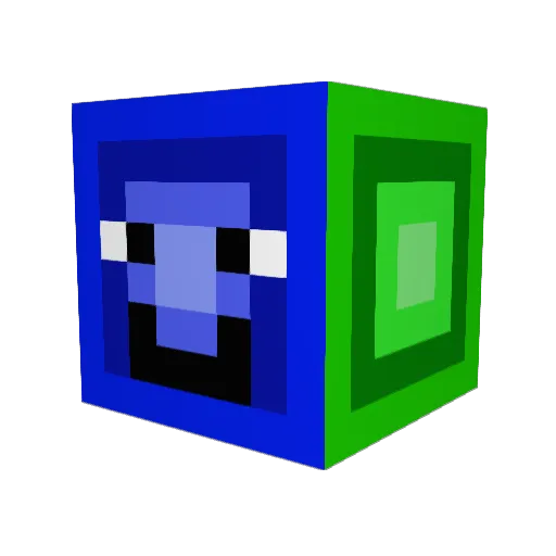 crusty_bro Minecraft avatar head, 3D render