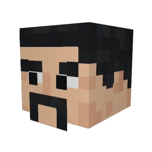 crustybusty00 Minecraft avatar head, 3D render