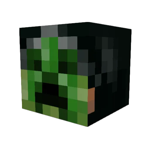 crustyoldman12 Minecraft avatar head, 3D render