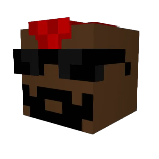 cruzzz30 Minecraft avatar head, 3D render