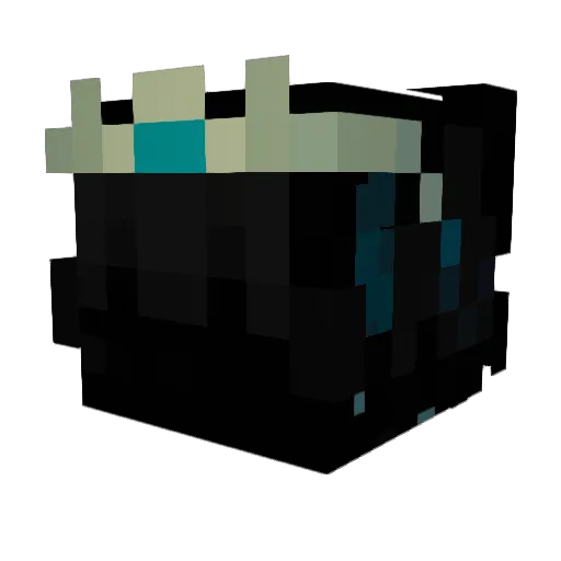 crwxthz Minecraft avatar head, 3D render