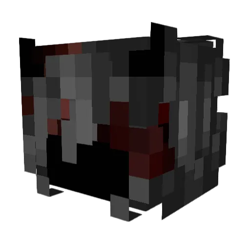 crxal Minecraft avatar head, 3D render