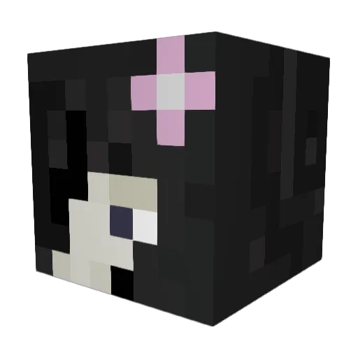 crxciall Minecraft avatar head, 3D render