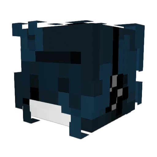crxmpi Minecraft avatar head, 3D render