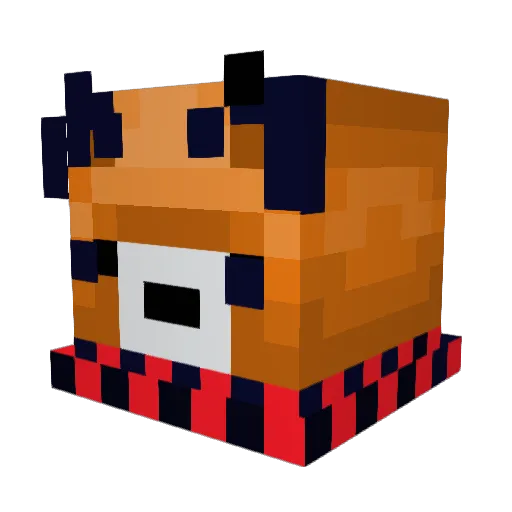cryder158 Minecraft avatar head, 3D render