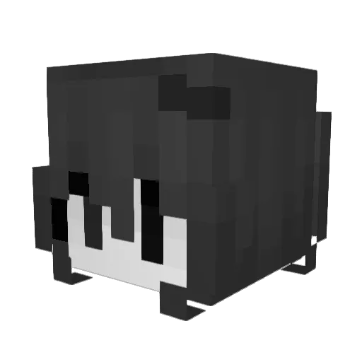 cryduk Minecraft avatar head, 3D render