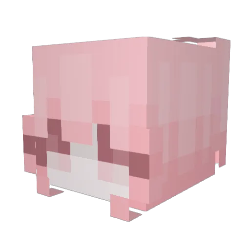 cryingbathroom Minecraft avatar head, 3D render
