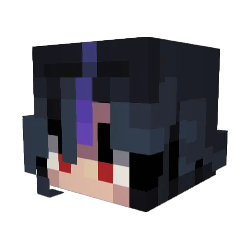 crymelight Minecraft avatar head, 3D render