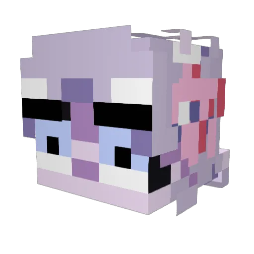 crynxld Minecraft avatar head, 3D render