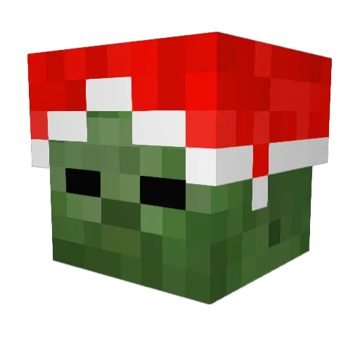 cryo2z Minecraft avatar head, 3D render