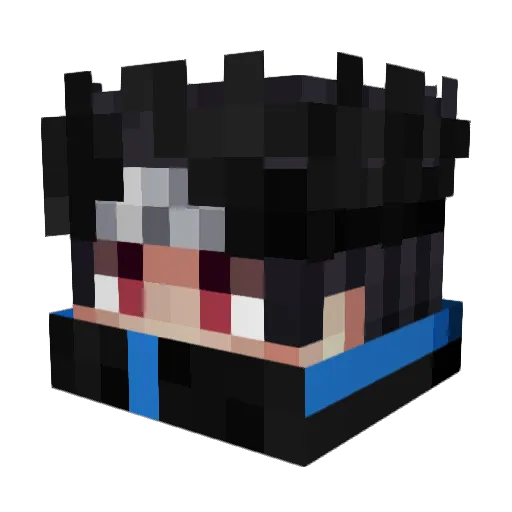 cryo69_ Minecraft avatar head, 3D render