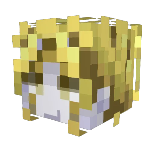 cryozx Minecraft avatar head, 3D render