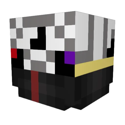 crypticTate Minecraft avatar head, 3D render